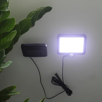 Solar Led Drevet Græsplæne Lys Krop Motion Sensor Lys 56 LED Solar Motion Detection væglampe planteavl Lampe