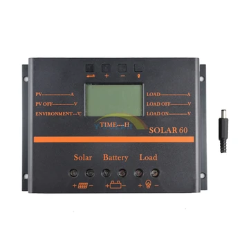 Solar Regulator 12V 24V 80A PWM Med Max 1920W Solar Panel Solar System Controller LCD-Display Y-SOL Solenergi 80