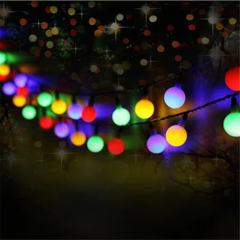 Solar Udendørs String Lys 20 LED Vandtæt Bold Jul Lamper Soldrevne Stjerneklar Fe Lys For, at Have Home Parties