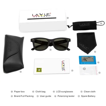 Solbriller med Variabel Elektronisk Farvetone Kontrol Solbriller Mænd Polariserede Solbriller til Kvinder, der Rejser Kørsel Shopping Party