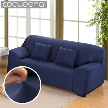Solid Farve Elastisk Stretch Sofa Dække Universelle Slipcovers til Hjørne Snit Sofa Sofa Møbler Lænestol Dækker Polyester