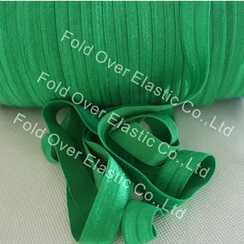 Solid Farve FJENDE Elastisk#579 Klassisk Grøn - piger hår elastik-Acceptere custom print elastisk
