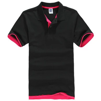 Sommeren 2017 ny stretch cotton kortærmet brand polo mænd shirt tøj hot sell par slim-shirts plus size: XS-XXXL