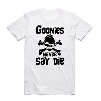 Sommeren Mænd Kvinder Print The Goonies Never Say Die Mode Sjove T-Shirt med Korte Ærmer O Hals Astoria, Oregon T-shirt