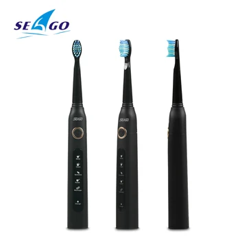 Sonic Elektrisk Tandbørste 3 børste hoveder for Voksne 5 Sabun Modes USB-Opladning Magt tandbørste Vandtæt Bærbare Rejse
