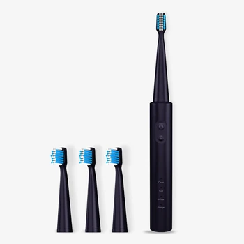 Sonic Elektrisk Tandbørste USB-Genopladelige Dental Elektriske Børste 4 Tandbørste Hoveder Voksen Barn Tandbørster Vandtæt