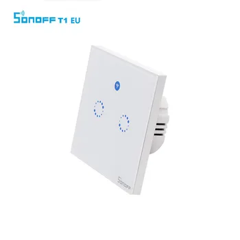 Sonoff T1 EU-Smart Wifi Væggen Tryk lyskontakten 1 Gang 2 Gang Touch/WiFi/433 RF/APP Remote Smart Home Skifte Arbejde med Alexa
