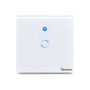 Sonoff T1 Smart WiFi RF / APP / Touch-Kontrol Wall Light Switch 1 /2 /3 Bande 86 Type UK Panel Væg Tryk lyskontakten Alexa Reden