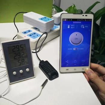 Sonoff TH16 Smart Wifi Skifte Overvågning af Temperatur og Luftfugtighed Trådløse Wifi-Smart Switch Home Automation Kit