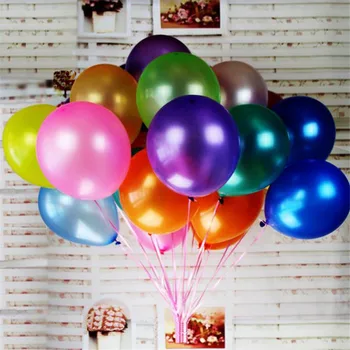 Sort Balloner 10stk/12 tommer masse Latex Ballon 2,8 g Helium Air Ball, Oppustelige Fødselsdag Dekoration Ballon Bryllup Forsyninger
