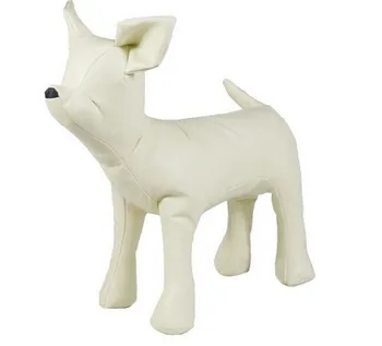 Sort/Hvide Hunde, Læder Mannequin modeller Stående Position Hund Modeller til Hund Tøj tre størrelser Pet hund legetøj Forsyninger