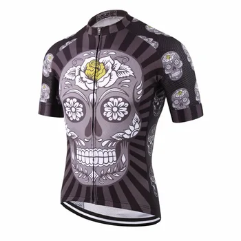 Sort kortærmet cykel tøj/landshold kompression cykling shirts abbigliamento ciclismo/populære cykel jersey top