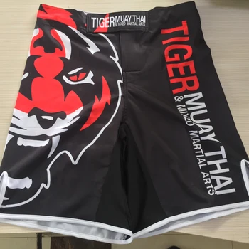 SOTF Tiger Muay Thai, MMA shorts Boksning Kampe Sanda ropa boxeo bermuda pantalones cortos mma kick boksning, brydning