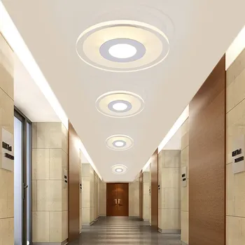 Soveværelse Korridor Moderne led-loftsbelysning Dia20cm Toiletter Kicthen Moderne LED-loftslampe Daglige Belysning Gratis Fragt