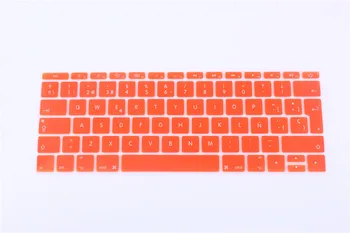 Spansk Tastatur Cover Silikone Hud for Nye Macbook 12 Tommer A1534 med Retina-Skærm (2016 NYESTE VERSION) Eu/ISO