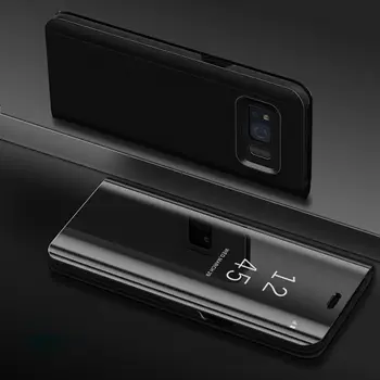Spejl Udsigt Smart Flip taske Til Samsung S8 Case Cover Til Samsung S8Plus S6 Kant Plus S7 edge A3 A5 A7 J3 J5 J7 Note5 Note8 Sag