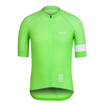 Spexcel høj kvalitet, pro team korte ærmer Grøn/Coral trøje Tight fit trøjer Ropa Ciclismo mtb eller landevej cykel gear