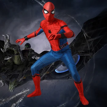 Spider Mand Cosplay Kostume Peter Benjamin Parker Og Spider-Man Homecoming Cosplay Halloween Superhelten Spiderman Kostume