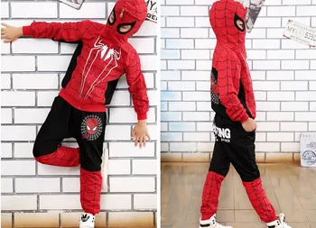 Spiderman Drenge Tøj Sæt Forår Fuld Ærme Spider Mand Kostumer Passer Bomuld Sport, Der Passer Til Drenge Tøj Kids Tøj Sæt