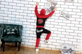 Spiderman Drenge Tøj Sæt Forår Fuld Ærme Spider Mand Kostumer Passer Bomuld Sport, Der Passer Til Drenge Tøj Kids Tøj Sæt