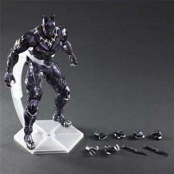 SPILLE KUNST 27cm Marvel Avengers Black Panther superhelt Action Figur Model Toy