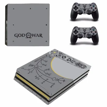 Spillet god of War 4 PS4 Pro Hud Mærkat Mærkat For PS4 PlayStation 4 Pro Konsol og 2 Controllere PS4 Pro Skind Vinyl Klistermærker
