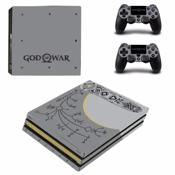 Spillet god of War 4 PS4 Pro Hud Mærkat Mærkat For PS4 PlayStation 4 Pro Konsol og 2 Controllere PS4 Pro Skind Vinyl Klistermærker
