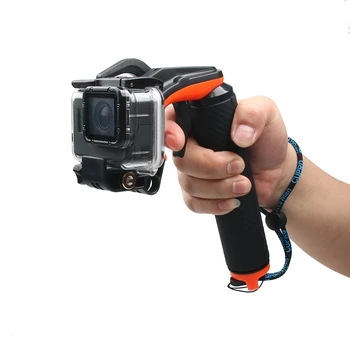 Sport Kamera Håndholdt Vand Flydende Hånd Greb Til Gopro Hero 5 Shutter Udløser Dykning Opdrift Stick Justerbar Anti-tabte Rem