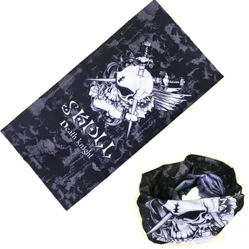 Sport Skull Scarves Mode Hip Hop Multifunktionelle Bandana Hovedbøjle Magic Ansigt Tørklæde Problemfri Rørformede Tube Tørklæde