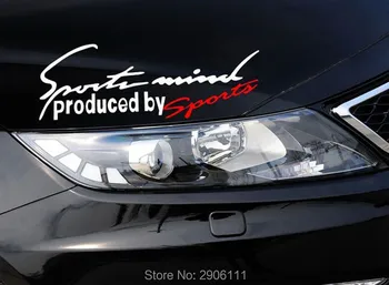 Sportsvogn lys øjenbryn dekorative klistermærker til Audi a4 a3 q5 q7 a5, b6 b8 a6 c5 b7 c6 audifonos bluetooth-tilbehør styling