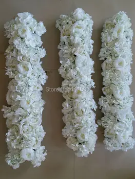SPR Gratis Fragt veje fører bue og række blomster 10stk/masse bryllup dekoration blomst væg baggrund tabel centerpiece flore
