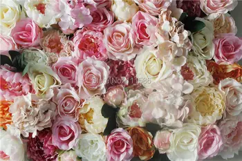 SPR hot mix farve penoy steg blomst væg bryllup baggrund kunstig blomst bordløber arch dekorative flore Gratis Fragt