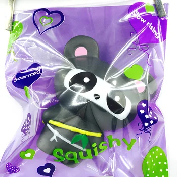 Squishies engros 20pcs kawaii jumpo squishy søde ninja panda langsom squishy stigende med pakke squeeze kid legetøj gave Gratis Skibet