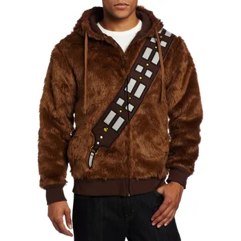 Star Wars Jeg Chewie Chewbacca Furry Kostume Hoodie Jakke Cosplay