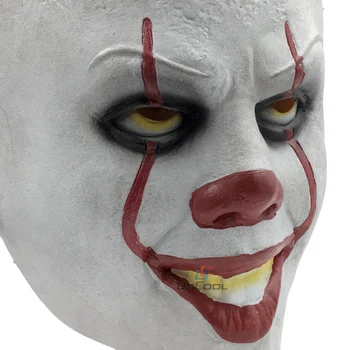 Stephen King ' s It-Pennywise Maske Kostume Skræmmende Halloween Maske Cosplay Det Klovn Latex Party Mask Prop