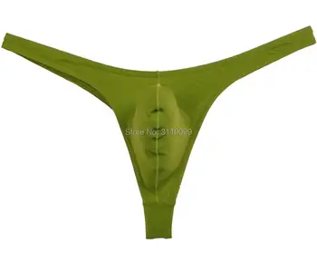 Stikker Posen Glat Is Silke Sexet Bikini Mænds Stropper Mode Undertøj G-Strenge Charmerende Mandlige g-streng Undertøj til Mænd Tanga