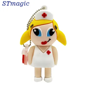 STmagic læge Sygeplejerske Pendrive, 4GB, 8GB, 16GB, 32GB, 64GB USB 2.0 Hukommelse Pen-Drev Stick USB-Flash-Drev