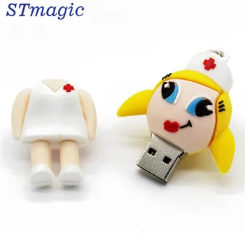 STmagic læge Sygeplejerske Pendrive, 4GB, 8GB, 16GB, 32GB, 64GB USB 2.0 Hukommelse Pen-Drev Stick USB-Flash-Drev