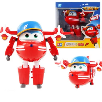 Stor!!!15cm ABS Super Vinger Deformation Fly Robot Action Figurer Super Wing Transformation legetøj til børn gave Brinquedos