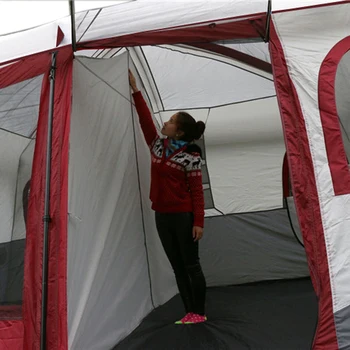 Stor Familie Camping Telte Vandtæt Kabine Udendørs Telt for 8 10 12 Person Event Telt Telte