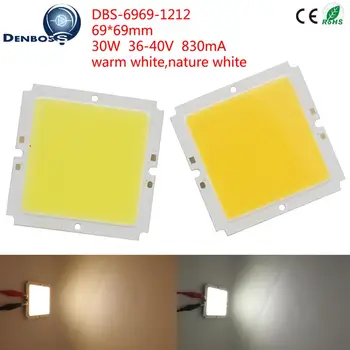 Stor forfremmelse 6969-1212 30W COB LED-lyskilde med Høj Effekt, 36V DC Hvid Varm Hvid LED Strip Modul Chip Til DownLight lampe DIY