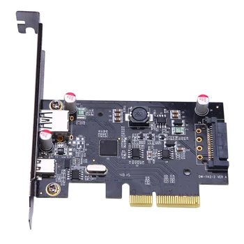 Stor-Q 10Gbps Super speed USB 3.1 Type C type-En til PCI Express pci-e udvidelseskort yrelsen adapter riser-kort med sata strøm
