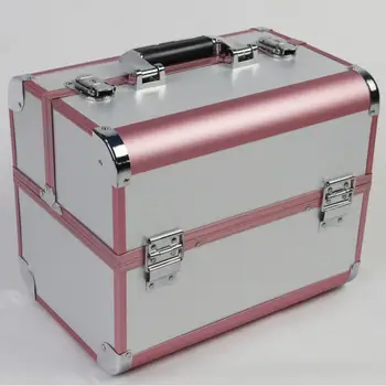 Stor Størrelse Arrangør for Kosmetik,Bærbare Makeup Box Kuffert,Make-Up Organizer Tilfælde Smykker Opbevaring Box Holder Taske til Rejse