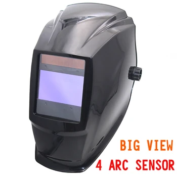 Stor udsigt område Solar Auto mørkere filter svejsning hjelm/ansigt maske/Elektrisk svejser maske/gogglssfor TIG MIG MMA-svejsning maskine