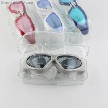 Store Brede Unisex Professionel Anti tåge UV-Beskyttelse Waterppoof Svømning Briller Svømme Pool, Vand Sports Briller Brillerne w/ Case