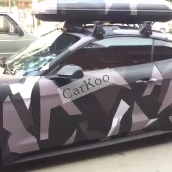 Store Camouflage brugerdefinerede bil sticker bomb Camo Wrap Bil Wrap Med Air-Release-bombe mærkat Bil Krop Mærkat