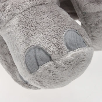 Store Plys Elefant Toy Børn Sovende Ryg Pude Elefant Dukke, Baby Doll Fødselsdag Gave Ferie Gave