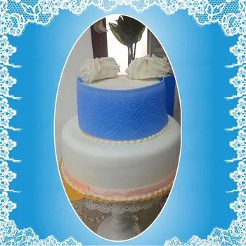 Store sukker blonder mat Fondant kage blonder mould dekoration til bryllup kage DIY spiselige sukker blonder værktøjer