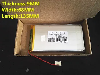 Størrelsen 9068135 3,7 V 12000mAh Lithium polymer Batteri med Beskyttelse af yrelsen For Tablet-Pc ' er Gratis Forsendelse
