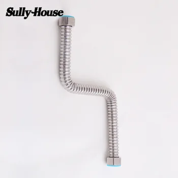 Sully Hus 304 Rustfrit Stål Håndvask og Toilet vand vævet vvs slange,badeværelse radiator tilslutning korrugeret rør med en skruenøgle